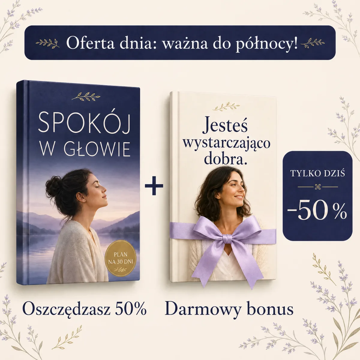 Oferta dnia: oszczędzasz 50% i darmowy bonus