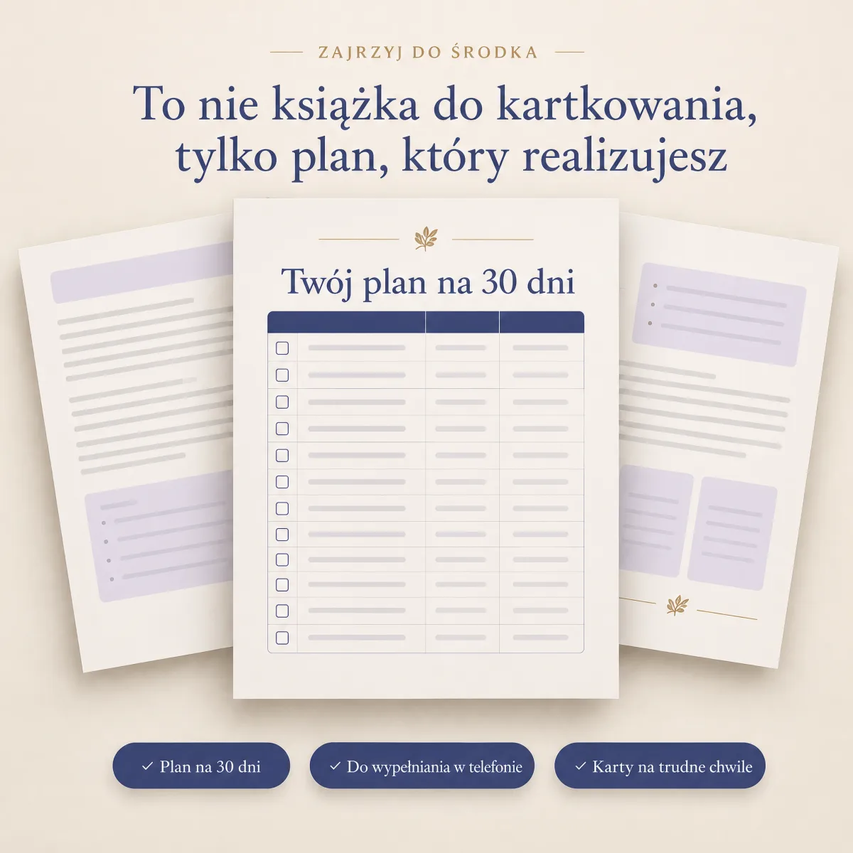 Zajrzyj do środka: twój plan na 30 dni